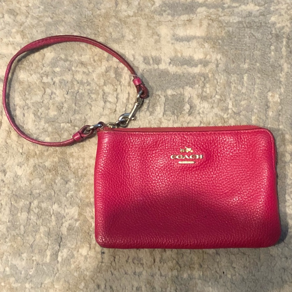 Coach Pink Wristlet